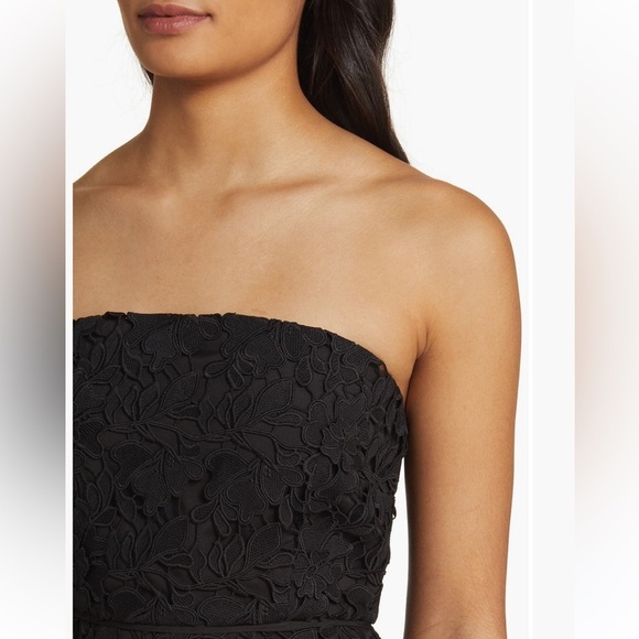 Sam Edelman Black Lace Strapless Dress Mini dress size 0 NWT - Picture 4 of 5